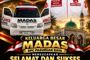 MADAS (Madura Asli Daerah Anak Serumpun) DPC Pasuruan Raya Hadir dalam Baksos Pembangunan Masjid Baitul Falah di Puspo