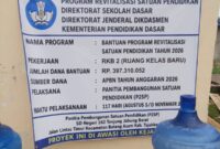 Revitalisasi SDN 162 Tanjab Barat Rp397 Juta Disorot, Warga Pertanyakan Material Kayu