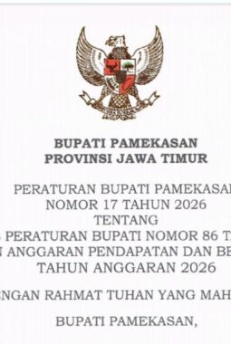 Perbup APBD 2026 Pamekasan Tak Sinkron, Hitungan Belanja Modal Terpaut Rp18 Miliar