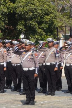 HUT Lalu Lintas Bhayangkara ke-71, Polres Bangkalan Tegaskan Keselamatan Jadi Prioritas