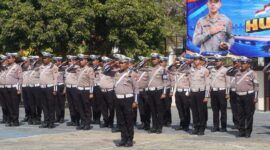HUT Lalu Lintas Bhayangkara ke-71, Polres Bangkalan Tegaskan Keselamatan Jadi Prioritas