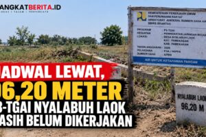 96,20 Meter Masih Nol Pekerjaan, Jadwal Koreksi P3-TGAI Nyalabuh Laok Meleset