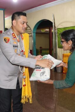 Pererat Toleransi dan Kerukunan, Kapolres Binjai Sambangi Kuil Sri Mariamman