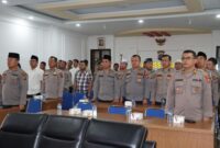 Polres Binjai Gelar Pembinaan Rohani Bersama Kapolri dan Gus Baha Secara Daring