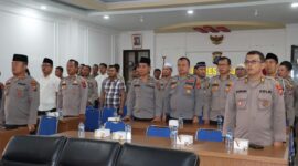 Polres Binjai Gelar Pembinaan Rohani Bersama Kapolri dan Gus Baha Secara Daring