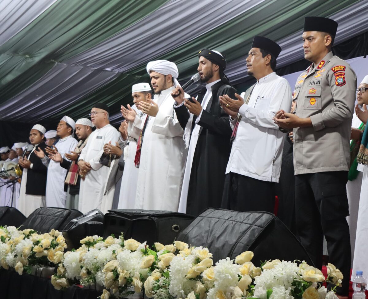 Ikhtitam Maulid Arba’in di Masjid Al-Fatih Binjai Berlangsung Aman dan Lancar