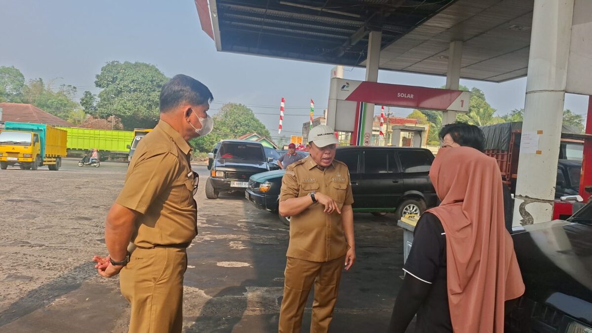 Tindak Lanjuti Laporan Warga, Wakil Bupati Tulang Bawang Sidak SPBU BUMD Terkait Penyaluran BBM Subsidi