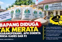 Bapang Diduga Tak Merata di kecamatan Karangpenang, APH Diminta Periksa Kades dan Pj