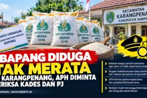 Bapang Diduga Tak Merata di kecamatan Karangpenang, APH Diminta Periksa Kades dan Pj