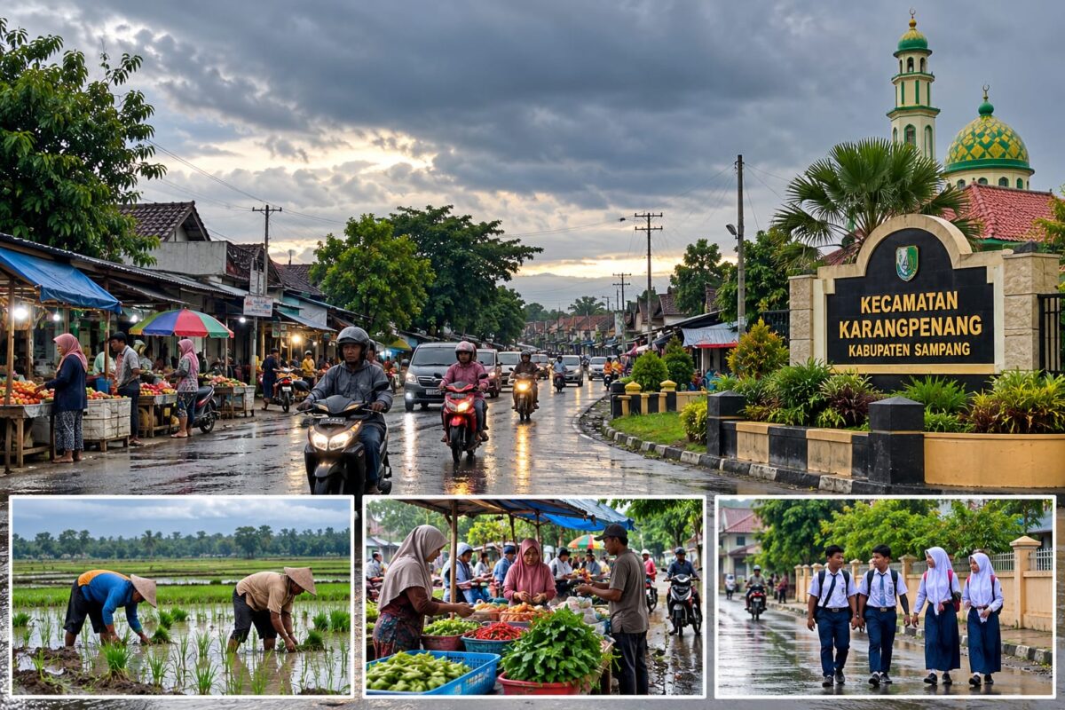 Aktivitas Warga Karangpenang Tetap Berjalan di Tengah Perubahan Cuaca