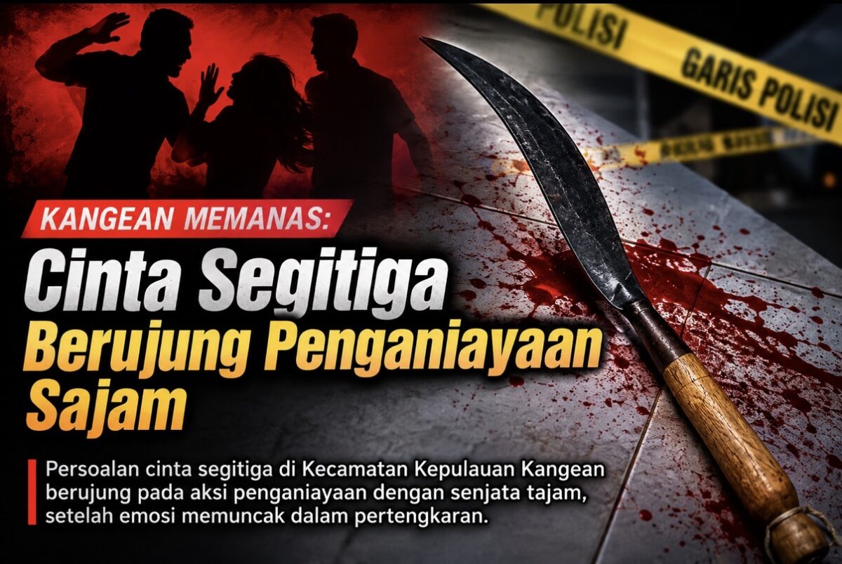 Cekcok Soal Istri Berujung Celurit, Pria di Kangean Dibekuk Polisi