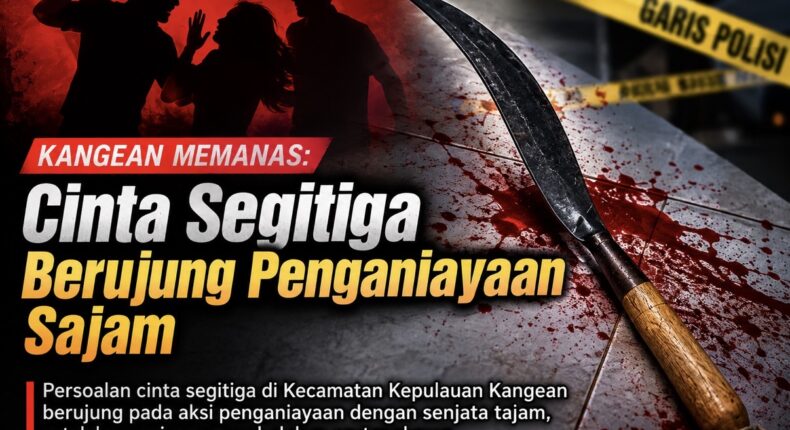 Cekcok Soal Istri Berujung Celurit, Pria di Kangean Dibekuk Polisi