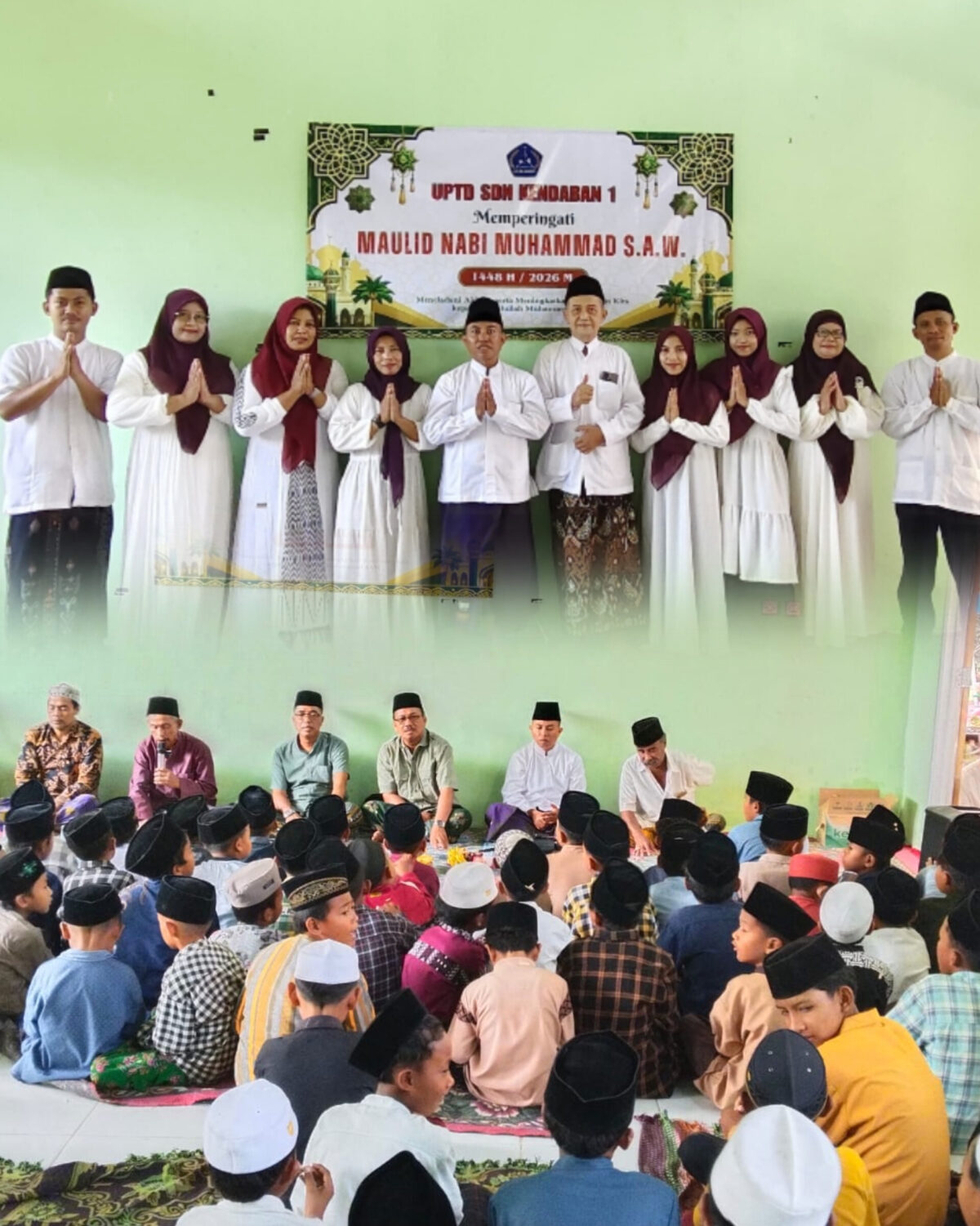 Tanamkan Akhlak dan Cinta kepada Rasulullah melalui Gelar Maulid Nabi di SDN Kendaban 1, Tanah Merah: