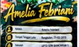 Amel, Seniman Cilik Bangkalan Berani Tampil dalam Pameran Lukis Tunggal.