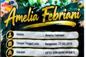 Amel, Seniman Cilik Bangkalan Berani Tampil dalam Pameran Lukis Tunggal.