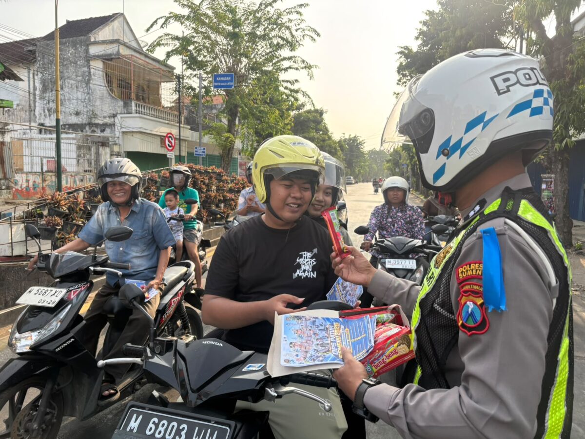Unik! Bagi Brosur Ops Patuh 2026 di Sumenep Dibonusin Beng-Beng
