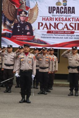 Kapolres Binjai Pimpin Upacara Hari Kesaktian Pancasila Tahun 2026