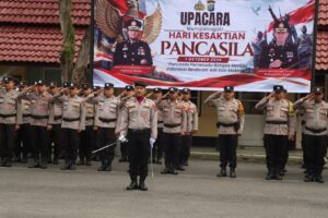 Kapolres Binjai Pimpin Upacara Hari Kesaktian Pancasila Tahun 2026