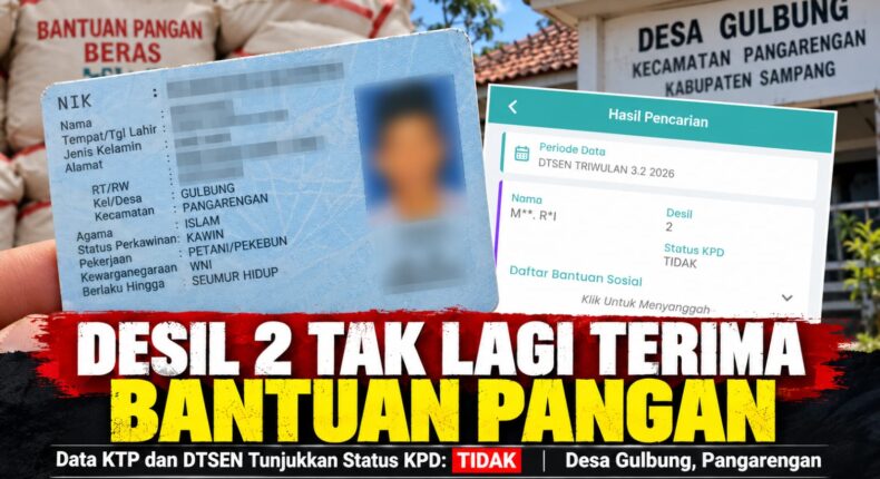 Desil 2 Tak Kebagian Bantuan di Sampang, Penyaluran Beras Desa Gulbung Perlu Dibuka Terang
