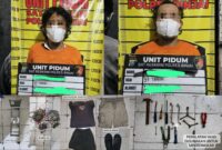 Gerak Cepat Satreskrim Polres Binjai, Dua Terduga Pelaku Curat Toko Rp157 Juta Dibekuk