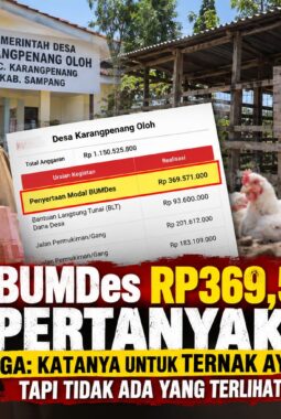 Dana Penyertaan Modal BUMDes Karangpenang Oloh Rp369,57 Juta Dipertanyakan Warga