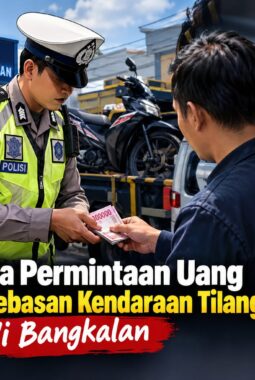 Diduga Ada Permintaan Uang untuk Pembebasan Kendaraan Tilang di Satlantas Polres Bangkalan.
