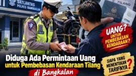 Diduga Ada Permintaan Uang untuk Pembebasan Kendaraan Tilang di Satlantas Polres Bangkalan.
