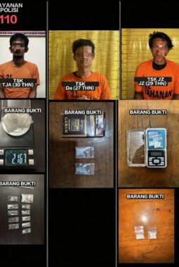 Kapolres Binjai Tegaskan Komitmen Berantas Narkoba, Tiga Pengedar Diamankan dengan 6,82 Gram Sabu