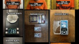 Kapolres Binjai Tegaskan Komitmen Berantas Narkoba, Tiga Pengedar Diamankan dengan 6,82 Gram Sabu