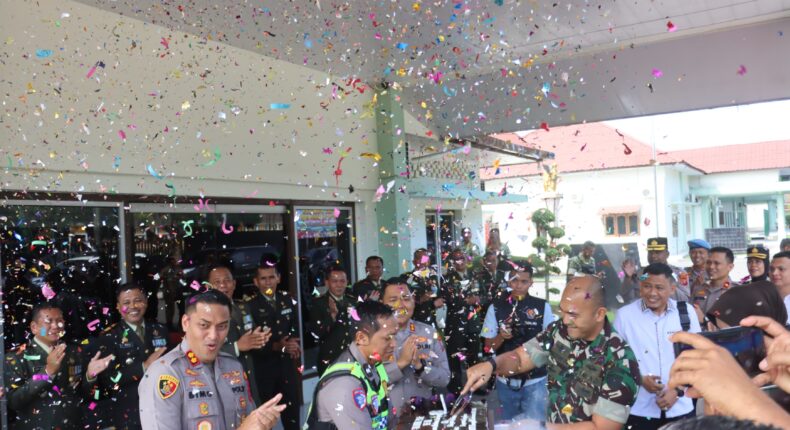 Rayakan HUT ke-81 TNI, Kapolres Langkat dan Dandim 0203 Langkat Perkuat Sinergitas