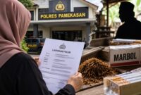 Persoalan Nama ‘Marbol’ Diduga Jadi Latar Belakang, Siti Wardatus Sholehah Laporkan H.B ke Polres Pamekasan