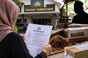 Persoalan Nama Rokok ‘Marbol’ Diduga Jadi Latar Belakang, Siti Wardatus Sholehah Laporkan H.B ke Polres Pamekasan