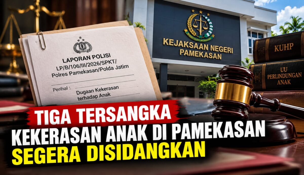 Tiga Tersangka Kekerasan Anak di Bawah Umur di Pamekasan Segera Disidangkan
