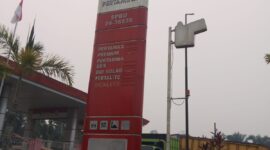 Diduga Langsir BBM Subsidi Berulang Kali, Truk Proyek Berjejer di SPBU Pematang Rahim