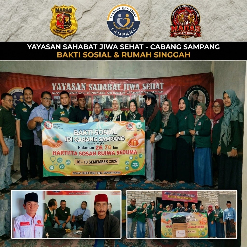 IDI Sampang dan MADAS Kedungdung Bangun Sinergi untuk Kesehatan Jiwa Masyarakat