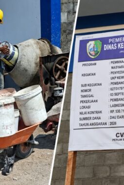 Beton Pagar Labkesmas Sampang Retak Dini, Pengawasan Jangan Tutup Mata