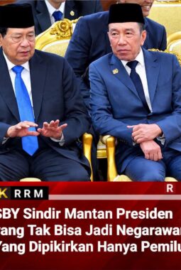 Ruang publik dan konstelasi politik kembali dihentak oleh pernyataan tajam dari Presiden ke-6 Republik Indonesia, Susilo Bambang Yudhoyono (SBY).