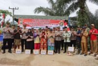 Jembatan Merah Putih Diresmikan, Akses Warga Dusun V Cinta Rakyat Kini Makin Terhubung