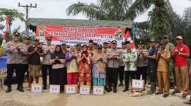 Jembatan Merah Putih Diresmikan, Akses Warga Dusun V Cinta Rakyat Kini Makin Terhubung