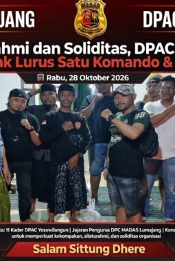 Perkuat Silaturahmi dan Soliditas, DPAC MADAS Yosowilangun Gelar Konsolidasi