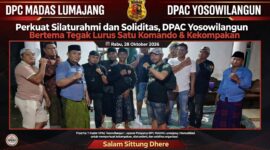 Perkuat Silaturahmi dan Soliditas, DPAC MADAS Yosowilangun Gelar Konsolidasi