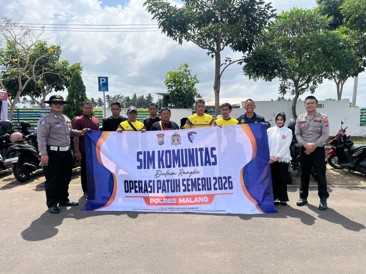 Dukung Ops Patuh Semeru 2026, Satpas Prototype Gelar Pelayanan SIM Komunitas Bersama Warlok Society