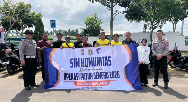 Dukung Ops Patuh Semeru 2026, Satpas Prototype Gelar Pelayanan SIM Komunitas Bersama Warlok Society